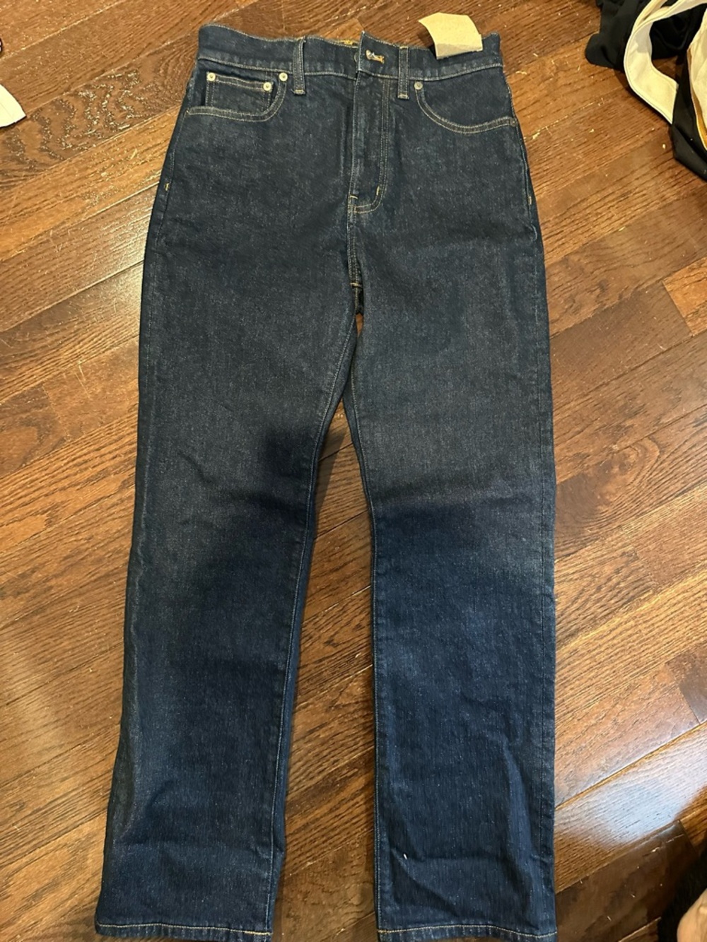 Madewell Straight-Leg woman’s Jeans in Dark Indigo